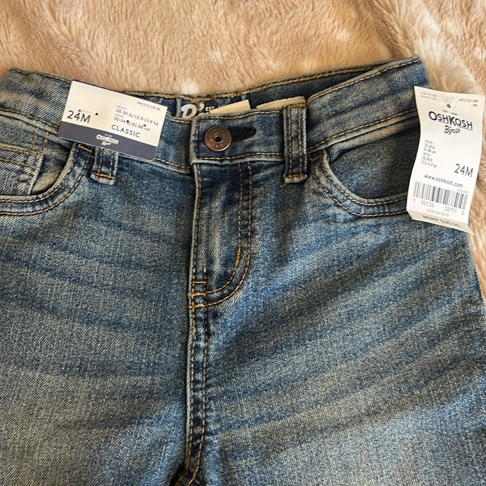 OshKosh B’Gosh 24 months boys classics jeans NWT - Picture 2 of 5